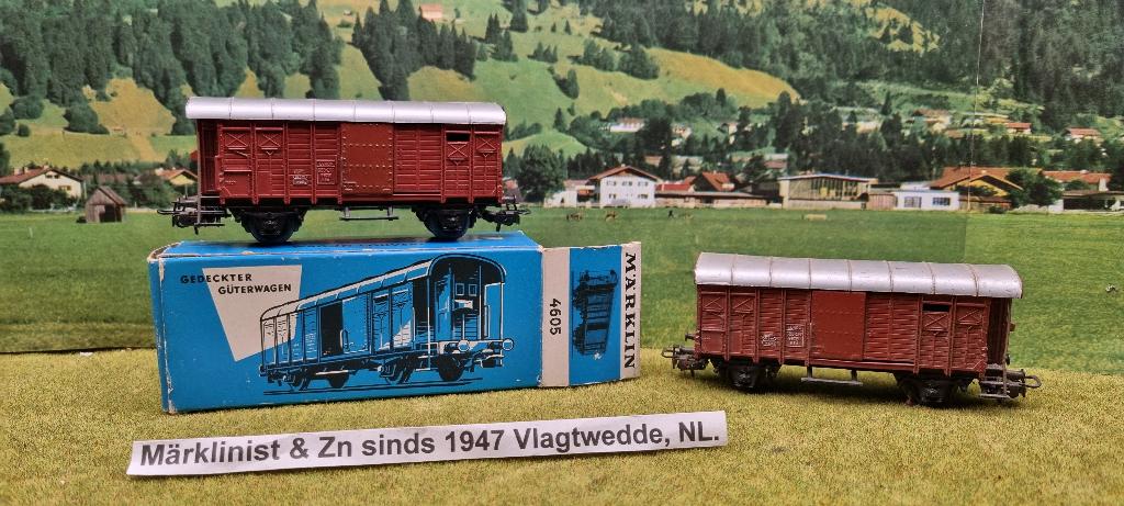 Märklin 4605 gesloten wagon SBB, Wisselstroom, Wagon, Ophalen of Verzenden, Zo goed als nieuw