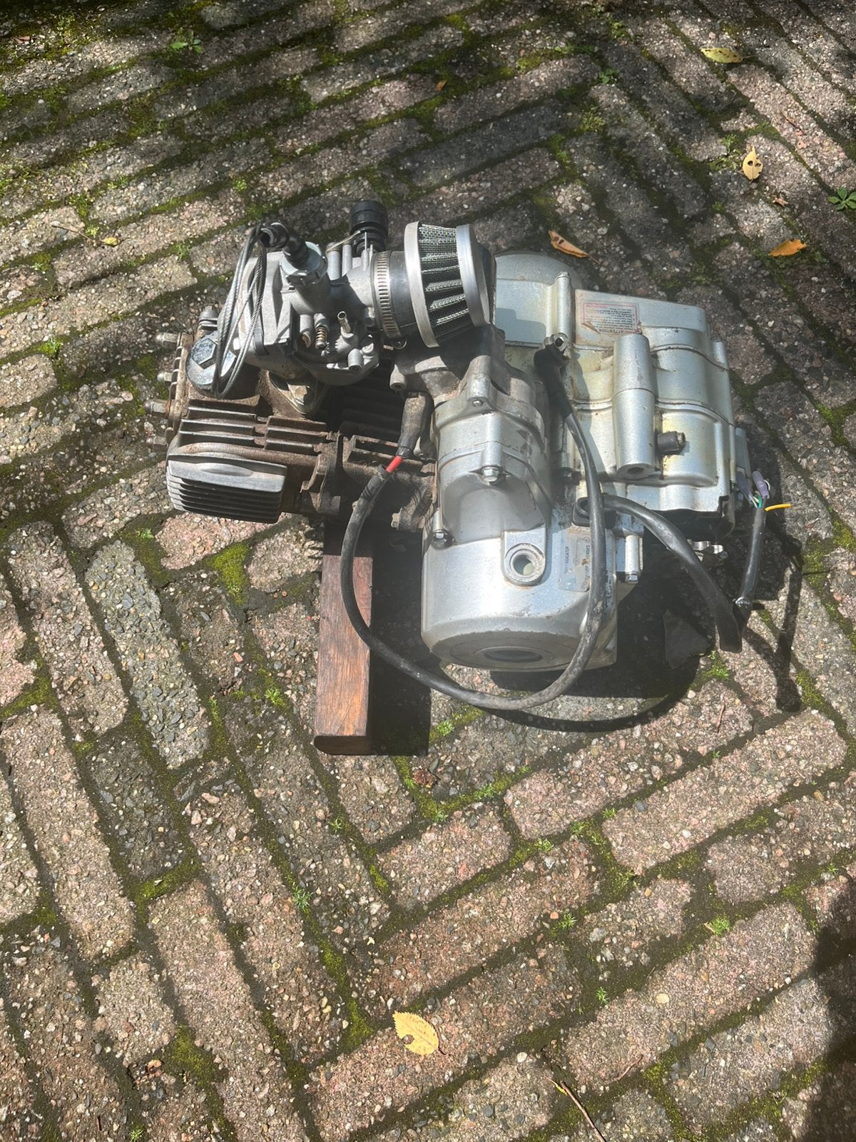 Motorblok 110cc, Ophalen
