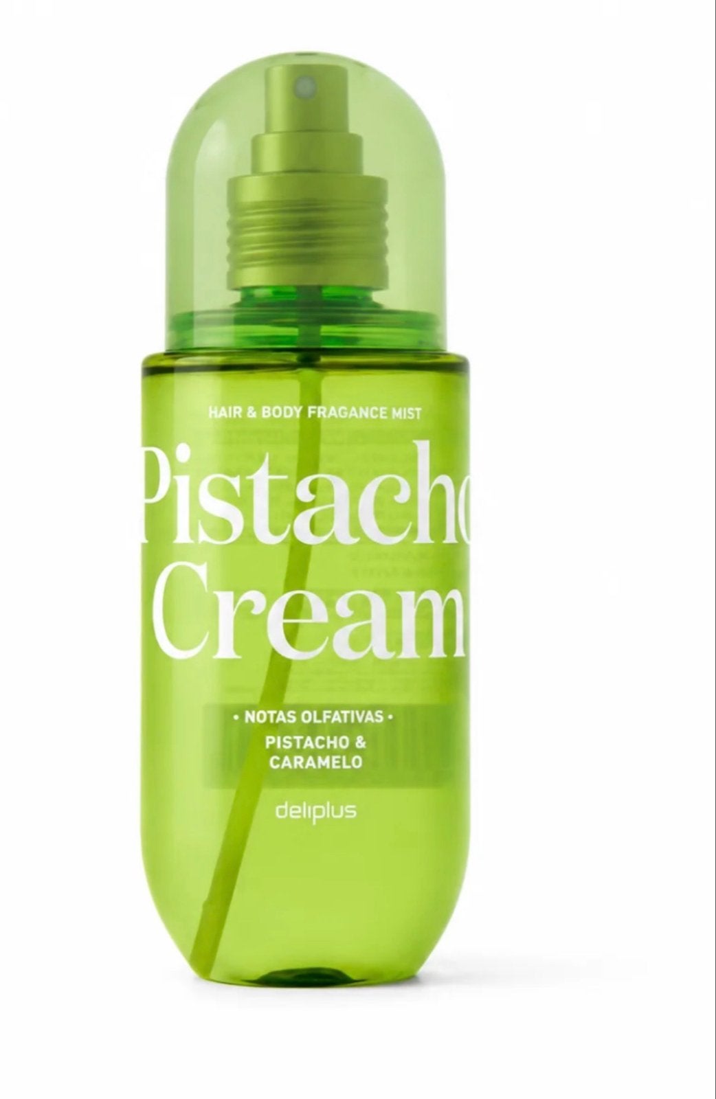 Deliplus Pistachio Cream Hair & Body Fragrance Mist, Ophalen of Verzenden, Zo goed als nieuw, Overige typen