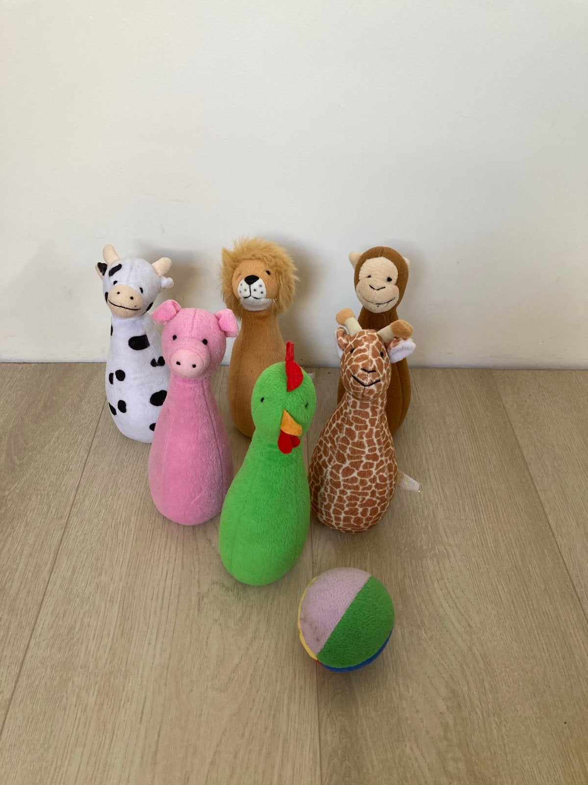 Egmont Toys Dieren Bowling Set - Zacht en Leuk voor Kinderen, Ophalen of Verzenden, Zo goed als nieuw, Jongen of Meisje