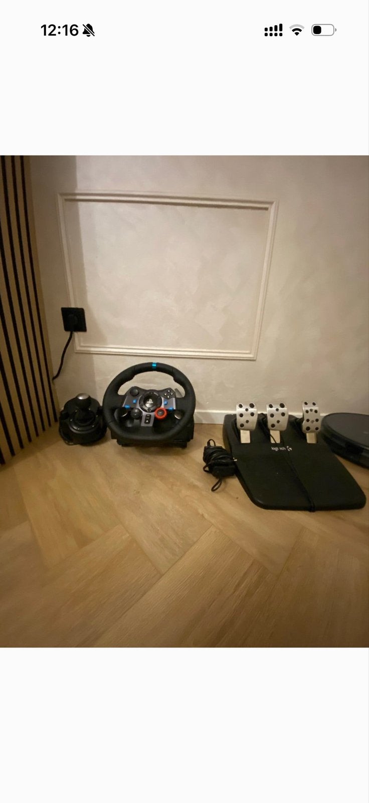Logitech G29 racestuur met pedalen en shifter, Ophalen, Racestuur, Gebruikt, Force feedback