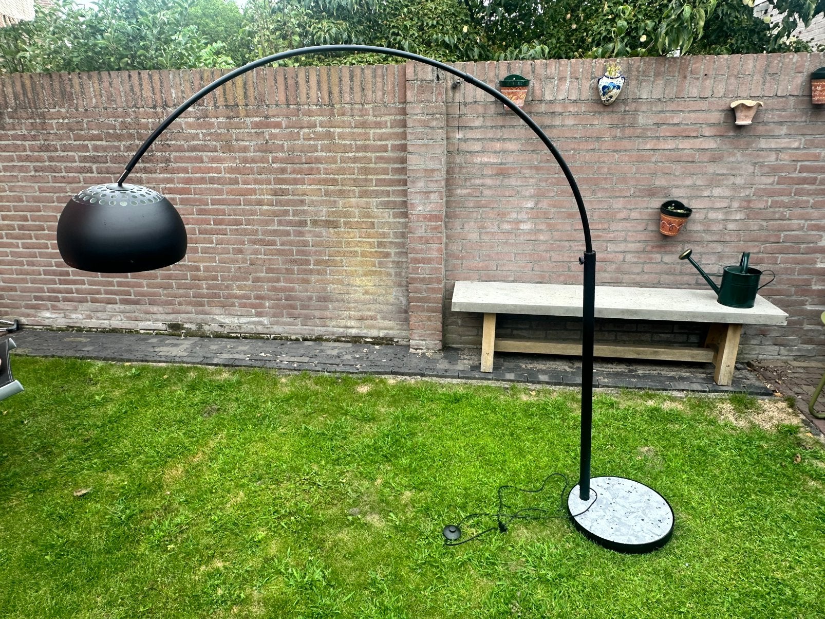 Booglamp zwart, Ophalen, Zo goed als nieuw, 150 tot 200 cm