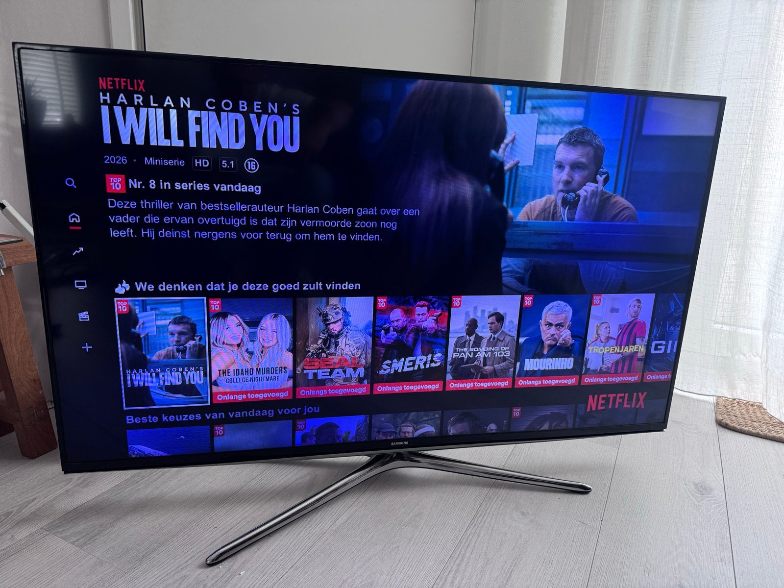 Samsung Smart TV 48 inch - Full HD LED Televisie, Ophalen, Samsung, 100 cm of meer, Smart TV