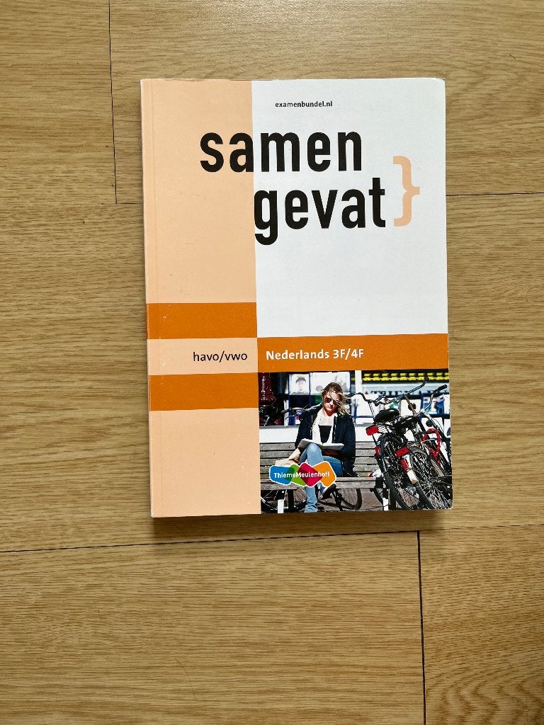 Samengevat havo/vwo Nederlands, Ophalen of Verzenden, Zo goed als nieuw, Nederlands, HAVO