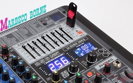 Mengpaneel, 12-Kanalen Mixer Professionele Analoog PDM-S1204, Info@marbeco.nl, Power Dynamics, Nieuw, Overige instrumenten