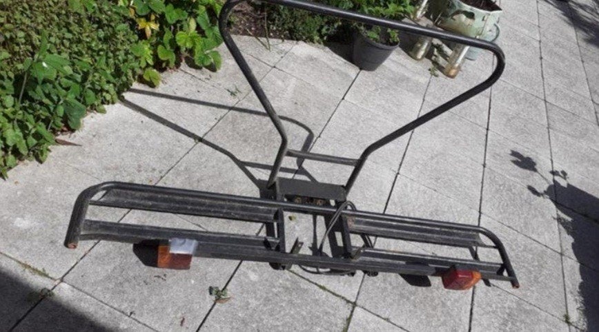 Sterke fietsdrager voor trekhaak 2 fietsen, Ophalen, Trekhaakdrager