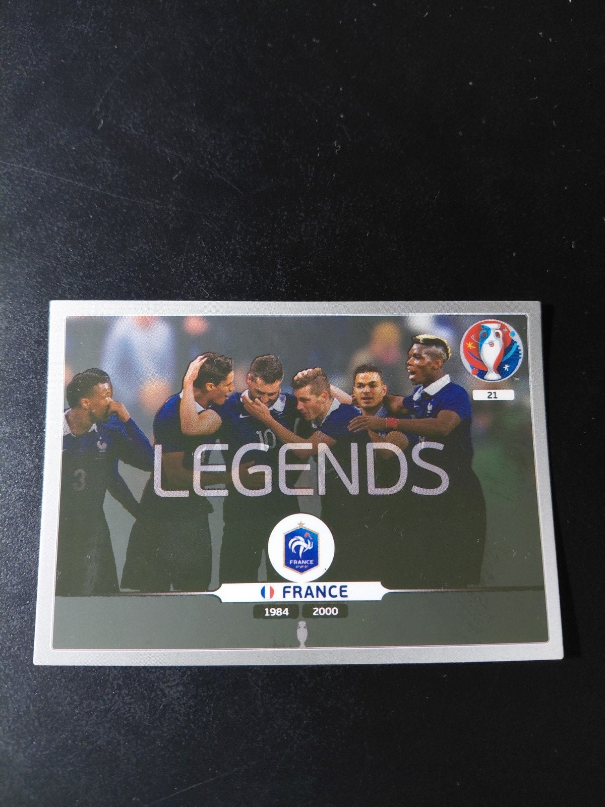 frankrijk (legends) panini ek 2016, Verzenden, Nieuw, Buitenlandse clubs, Poster, Plaatje of Sticker