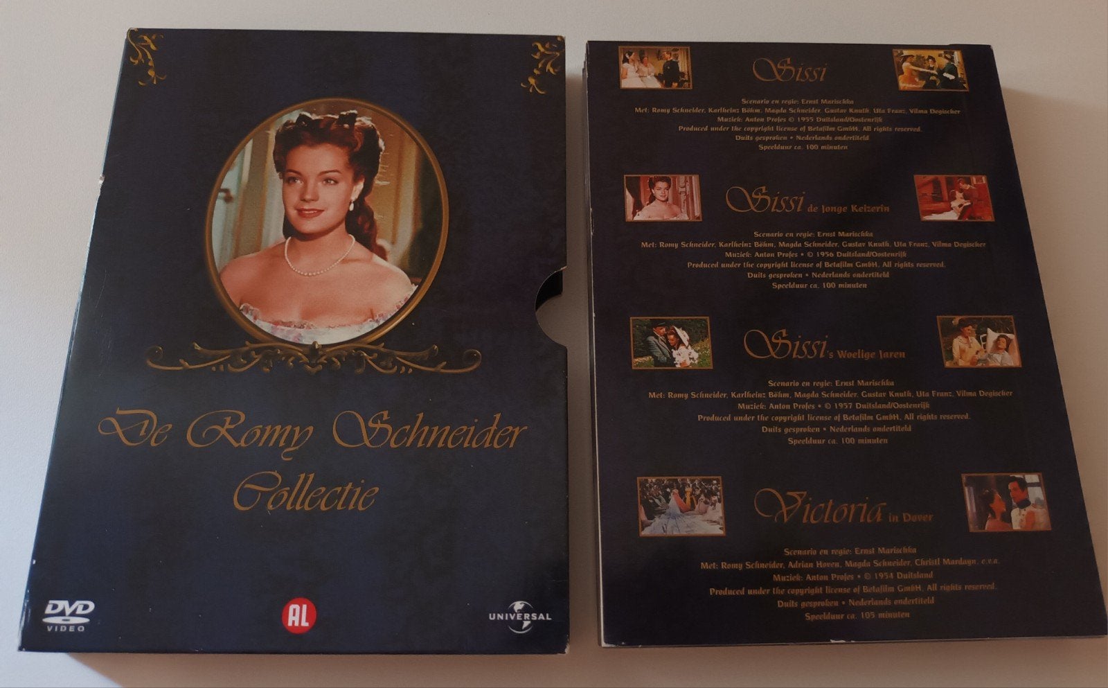 dvd box De Romy Schneider Collection, Verzenden, Zo goed als nieuw, Actie en Avontuur
