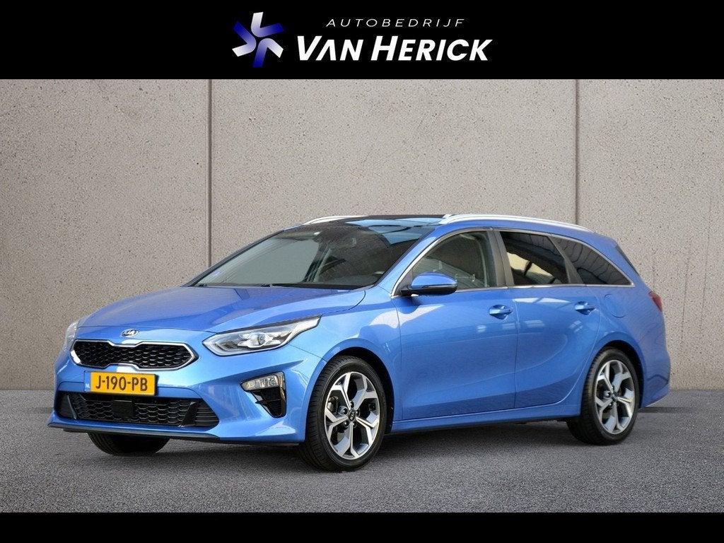 Kia Ceed Sportswagon 1.4 T-GDi ExecutiveLine 140PK Automaat, Auto's, Kia, 4 cilinders, Blauw, 600 kg, Adaptive Cruise Control