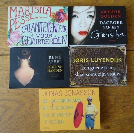 Dwarsligger boekjes romans en thrillers € 5,00 per stuk, Ophalen of Verzenden, Zo goed als nieuw, Diverse auteurs