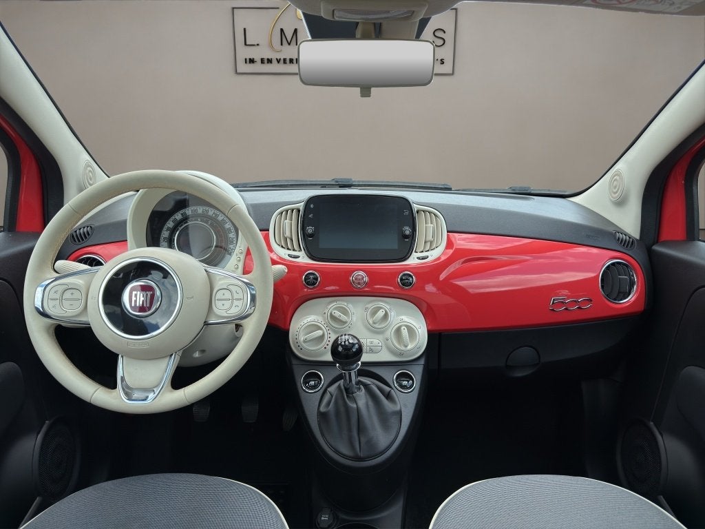 Fiat 500 1.0 Hybrid Lounge 2021 KORAAL | Apple CarPlay | Pan, Auto's, Fiat, Keurmerk '100% Onderhouden', LED verlichting, Gebruikt