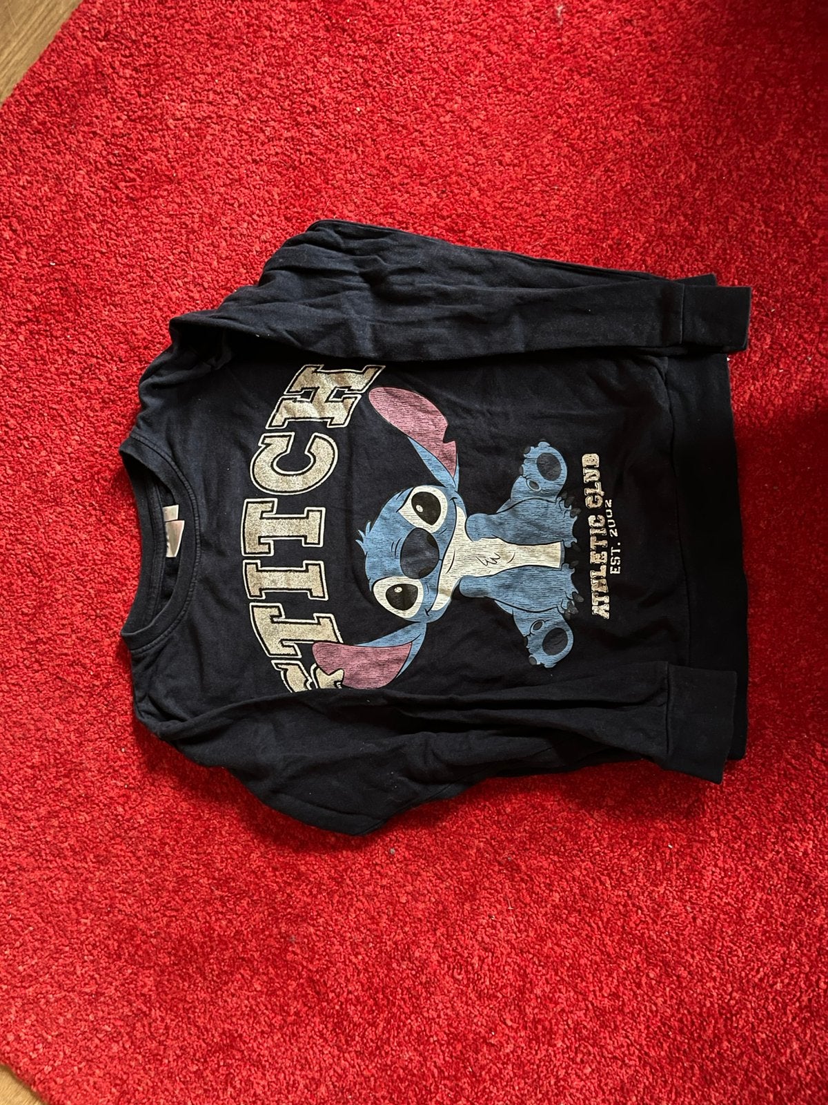Stitch shirt maat 146/152 MOET WEG, Ophalen, Gebruikt, Jongen of Meisje