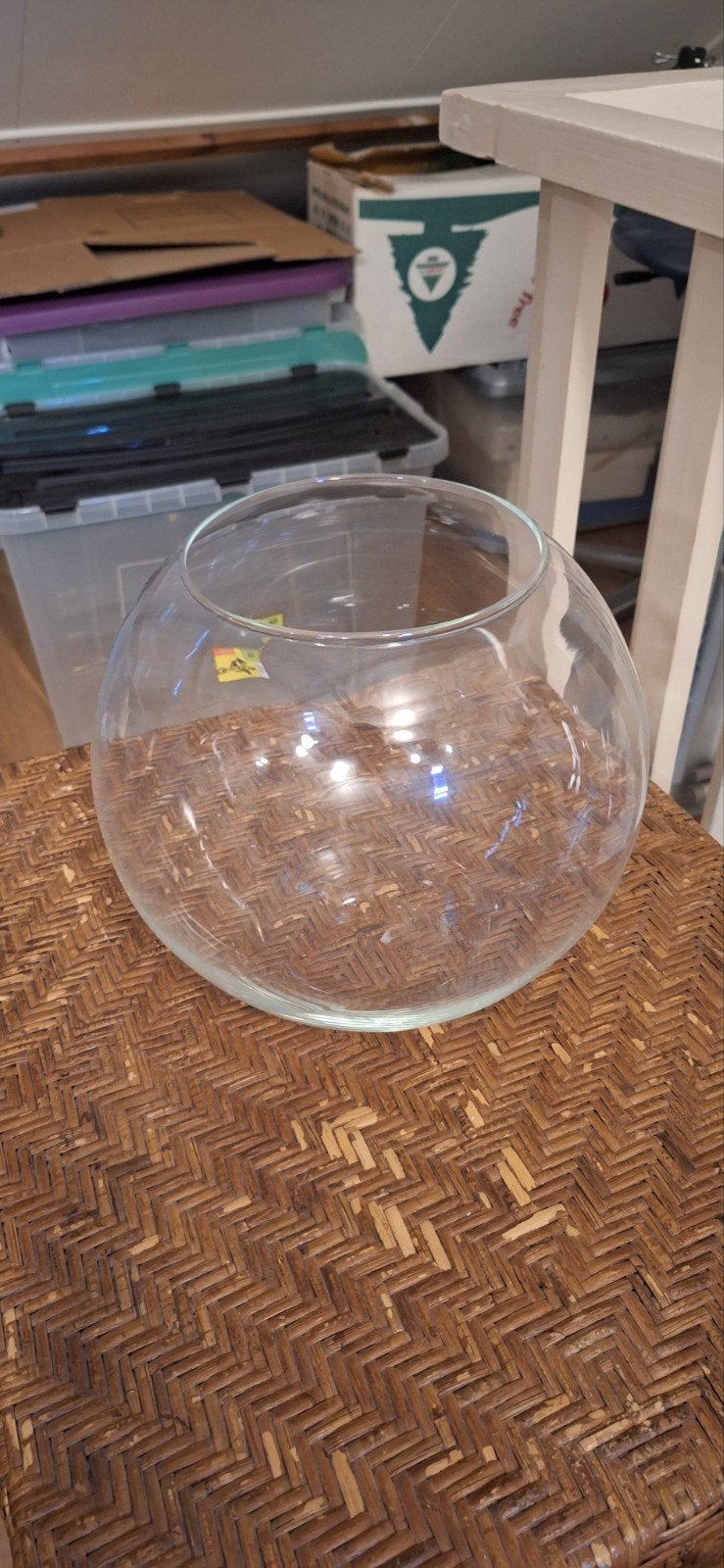 Gratis vissenkom, Ophalen, Zo goed als nieuw, Leeg aquarium