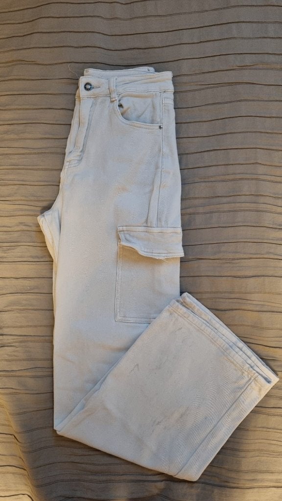 Redial Cargo broek, Redial, Wit, Ophalen of Verzenden, Zo goed als nieuw