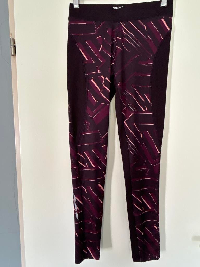 NYATH sportlegging, Maat 38/40 (M), Paars, Ophalen of Verzenden, Fitness of Aerobics