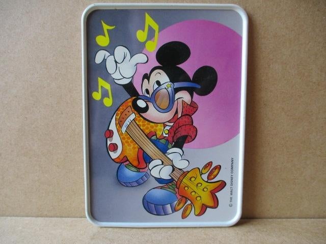 adv10170 mickey metal card, Ophalen, Mickey Mouse, Gebruikt, Overige typen
