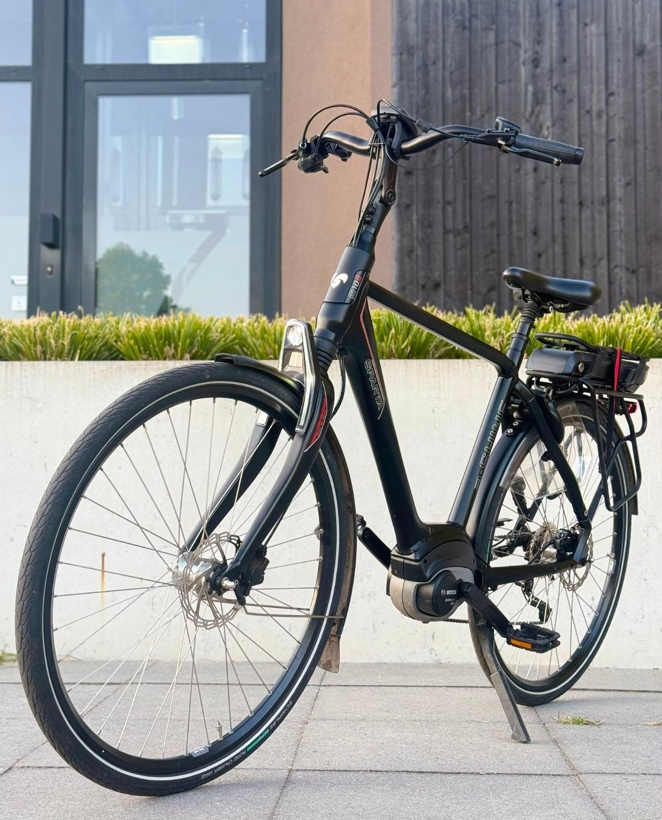 Zeer nette elektrische herenfiets Sparta M10B/ Bosch zgan, 51 tot 55 cm, Ophalen, Zo goed als nieuw, Sparta