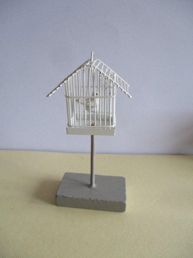 poppenhuis vogelkooi op poot, Ophalen of Verzenden, Zo goed als nieuw, Decoratie