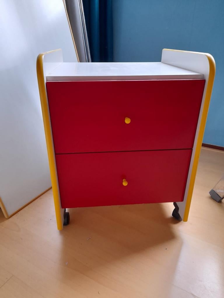 Complete kinderkamer WMF wit met primaire kleuren, Ophalen, 50 tot 70 cm, 100 cm of meer, 105 cm of meer