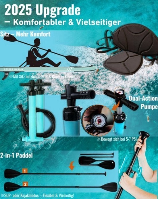 Opblaasbaar Stand Up Paddle Board – SUP Board, Corvance B.V., Verzenden, Nieuw, Corvancebol@gmail.com