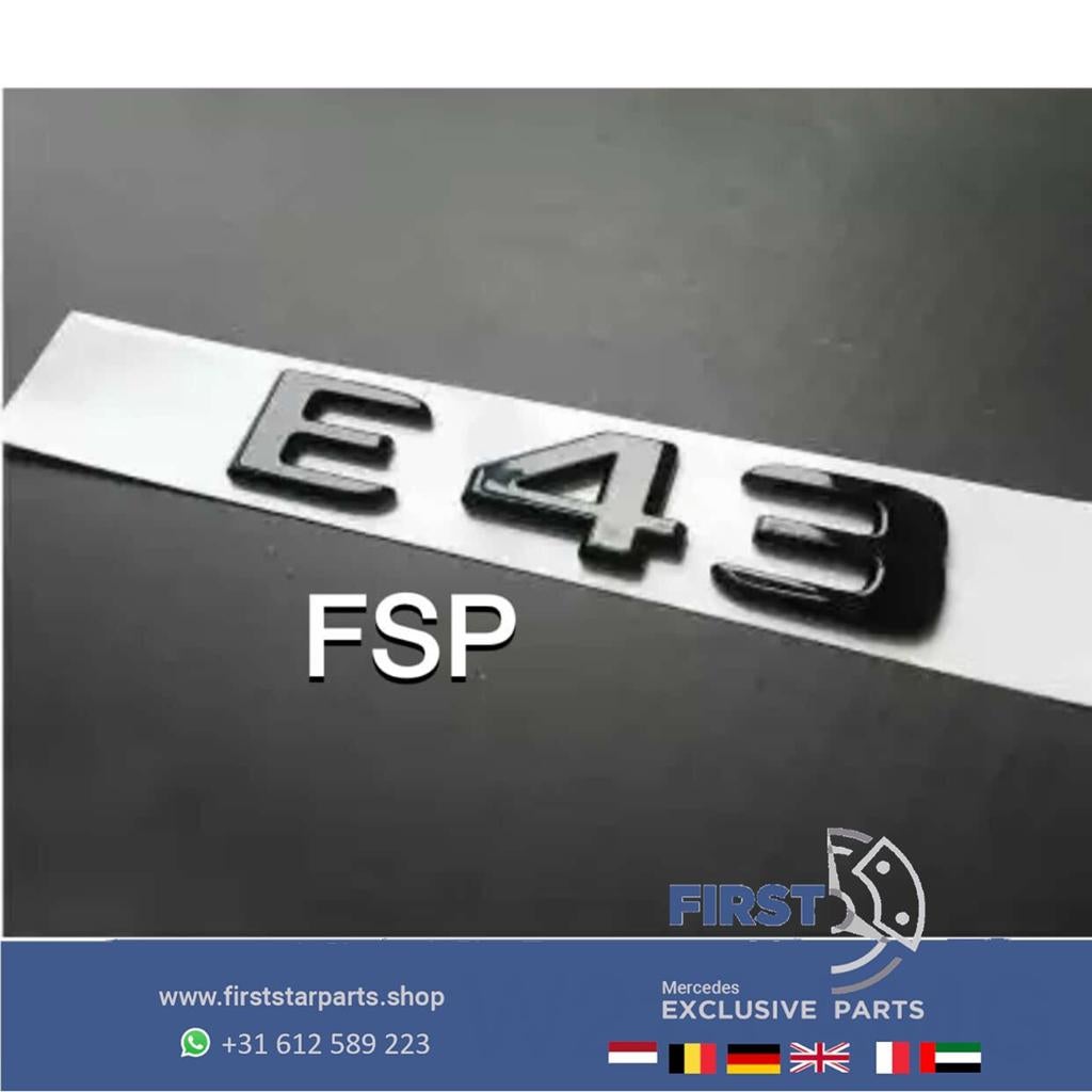 W213 E43 LOGO EMBLEEM Mercedes E Klasse 2016-2022 43 AMG BAD