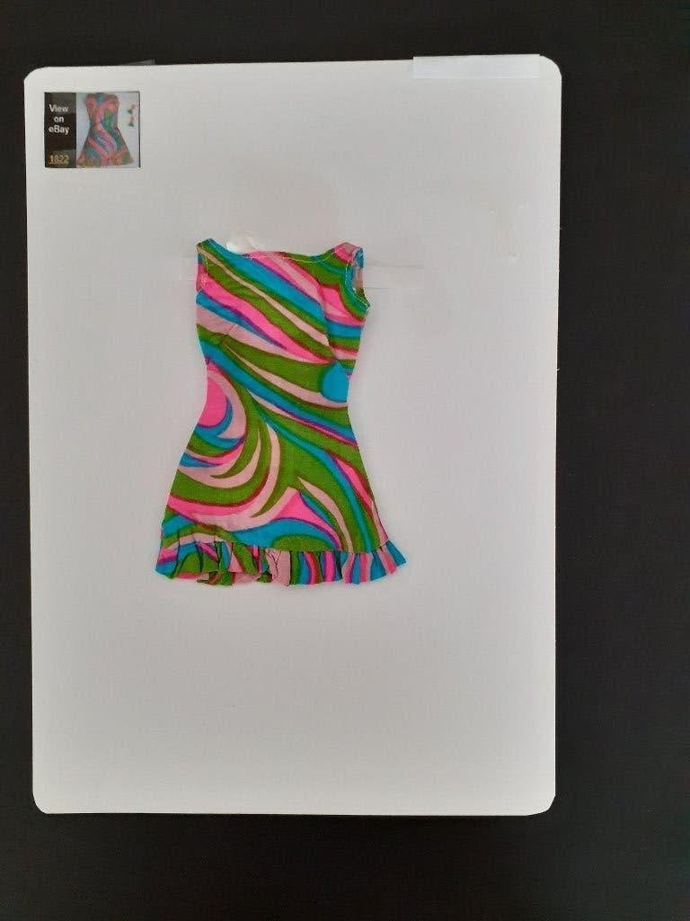 Vintage Barbie Fashion  "Swirly Cue"  (1968), Verzamelen, Verzenden, Gebruikt, Kleertjes