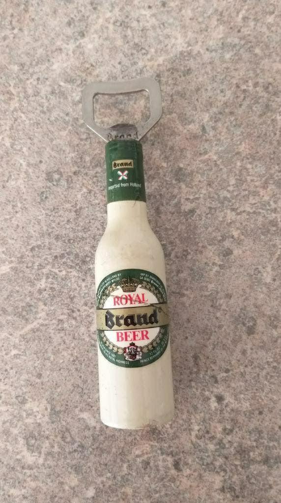 Brand bier flesopener export, Verzamelen, Biermerken, Ophalen of Verzenden, Gebruikt, Flesopener, Brand