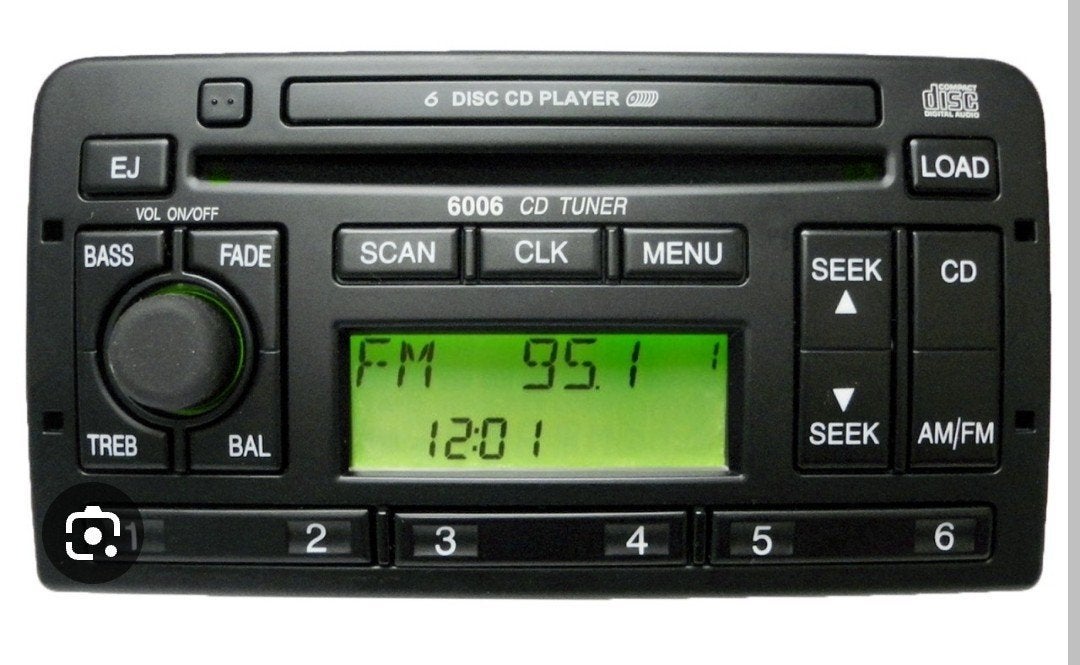 Ford radio 6006cd diefstal frontjes, Auto diversen, Ophalen