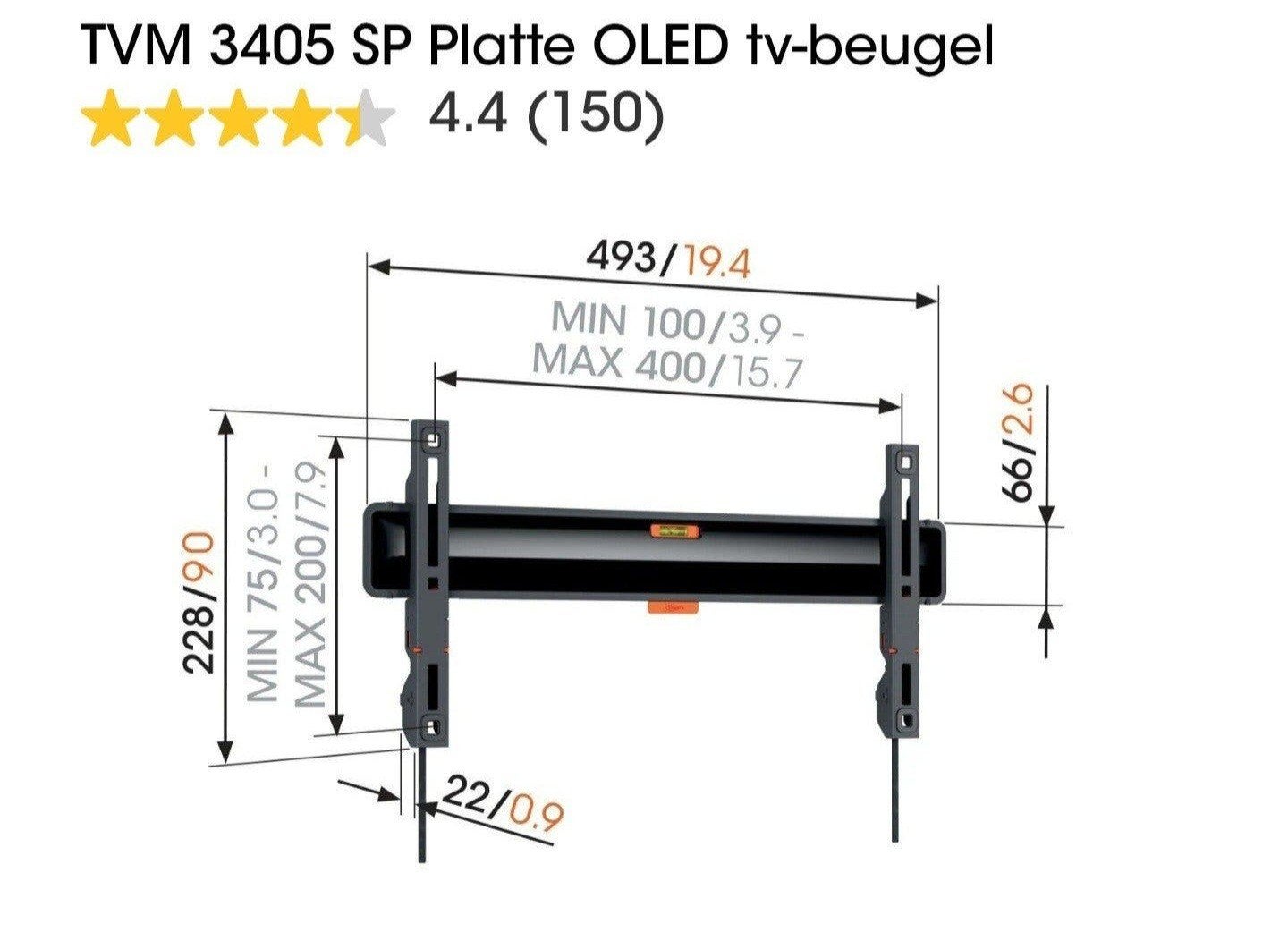 TVM 3405 SP Platte OLED tv-beugel