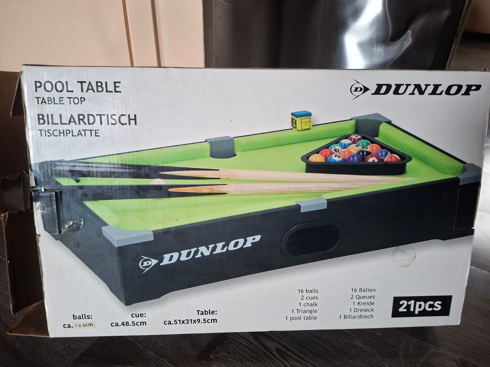 Tafel Pool tafel mini, Sport en Fitness, Ophalen, Pooltafel