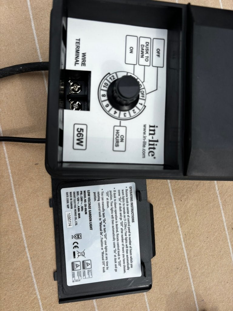 In-lite transformator en kabel voor tuinverlichting tuin, Ophalen of Verzenden, Zo goed als nieuw