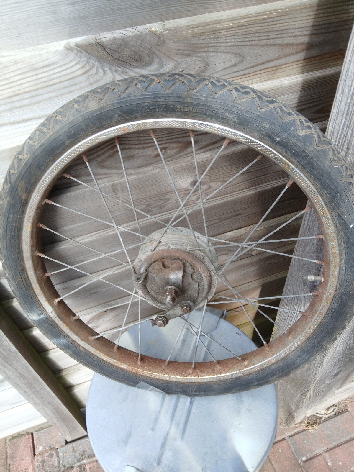 vespa ciao 17" voorwiel., Ophalen of Verzenden, Gebruikt, Overige typen, Overige merken