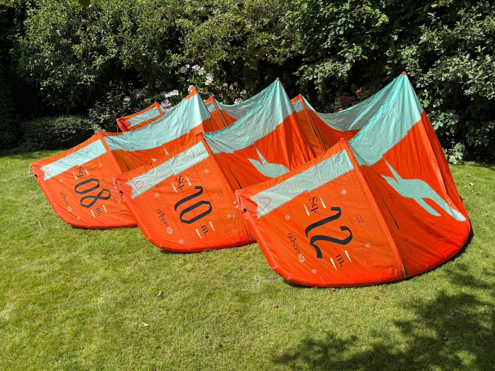 F-One Bandit XVI Quiver 8m, 10m en 12m set of los te koop, Ophalen, Kitesurf-set, Twintip, 10 m²