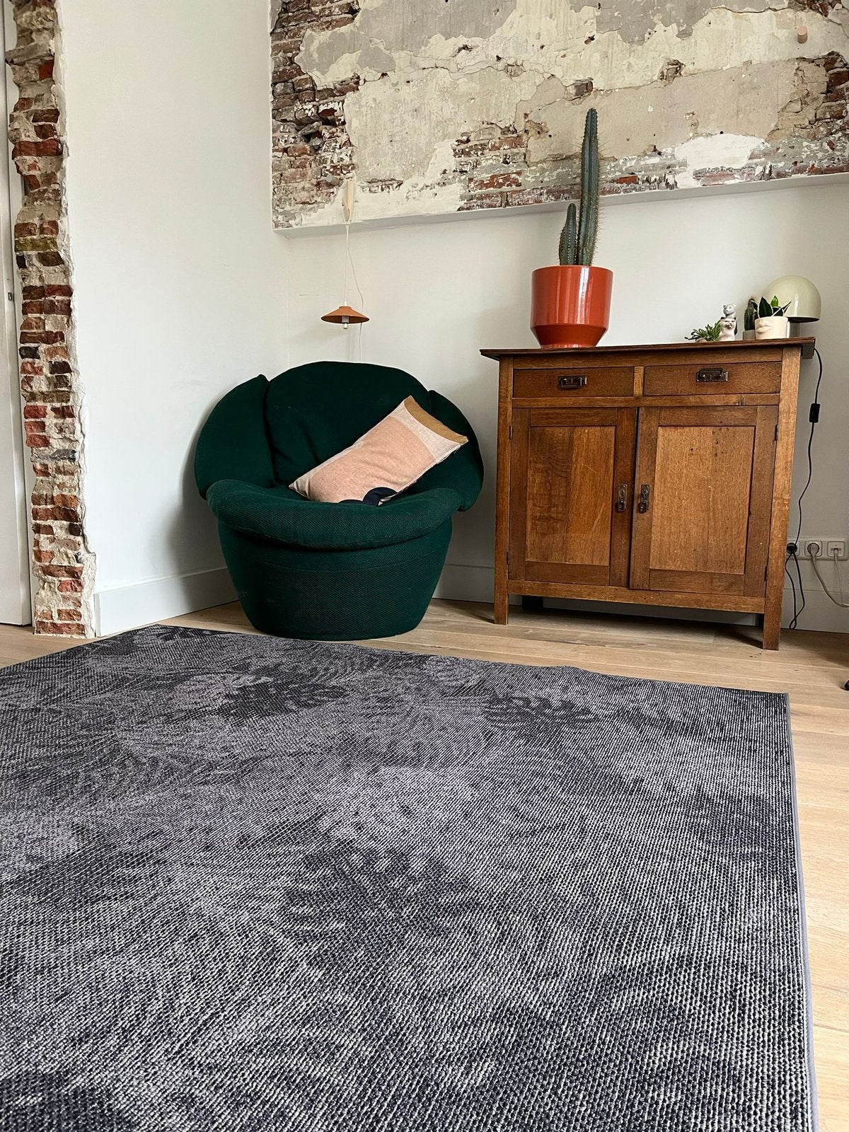 Splinternieuw Canvas Botanical vloerkleed 200 x 300 cm, Ophalen of Verzenden, Botanical, 200 cm of meer, Rechthoekig