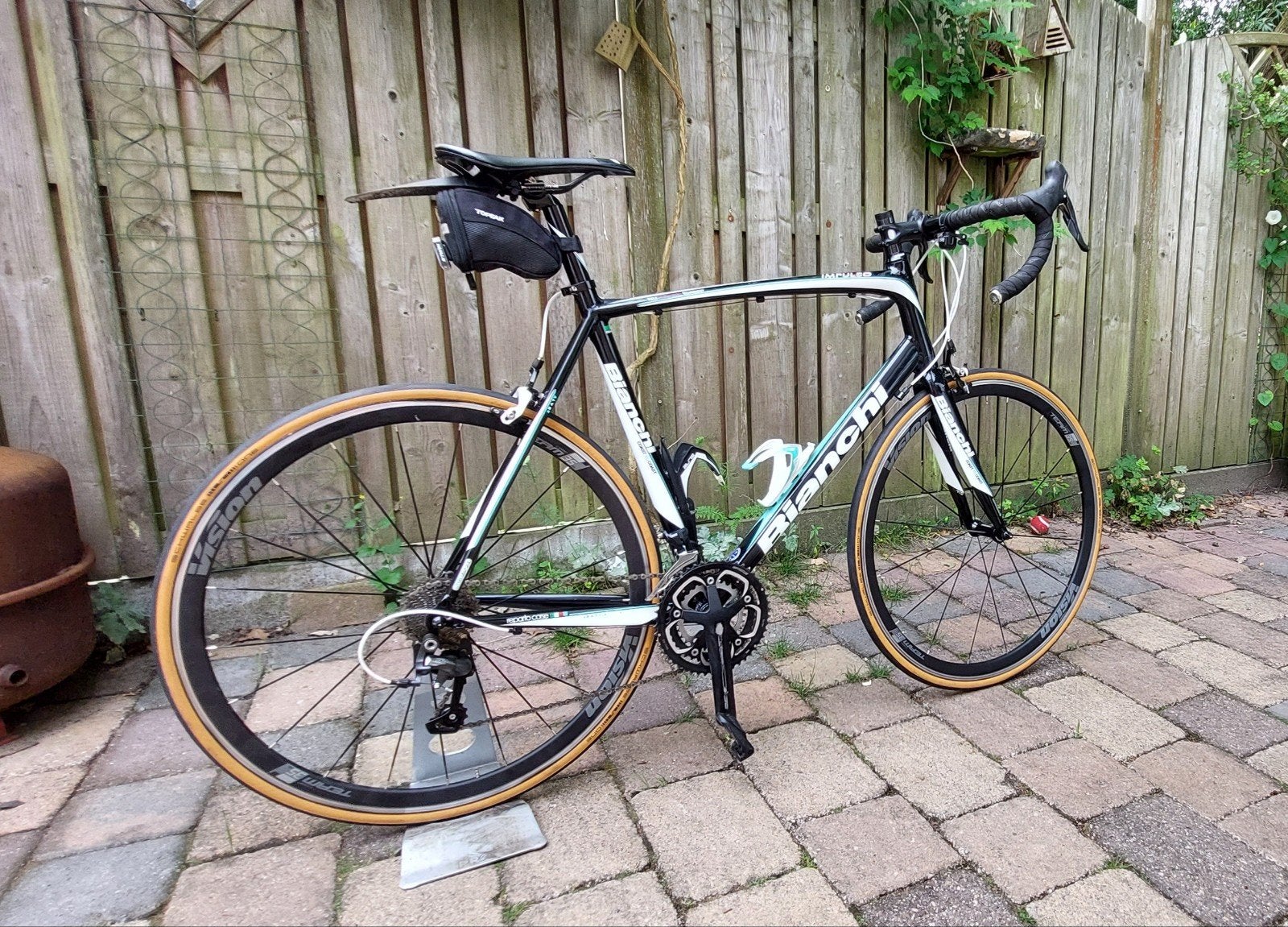 Bianchi impulso, 28 inch, Gebruikt, Velgrem, Aluminium