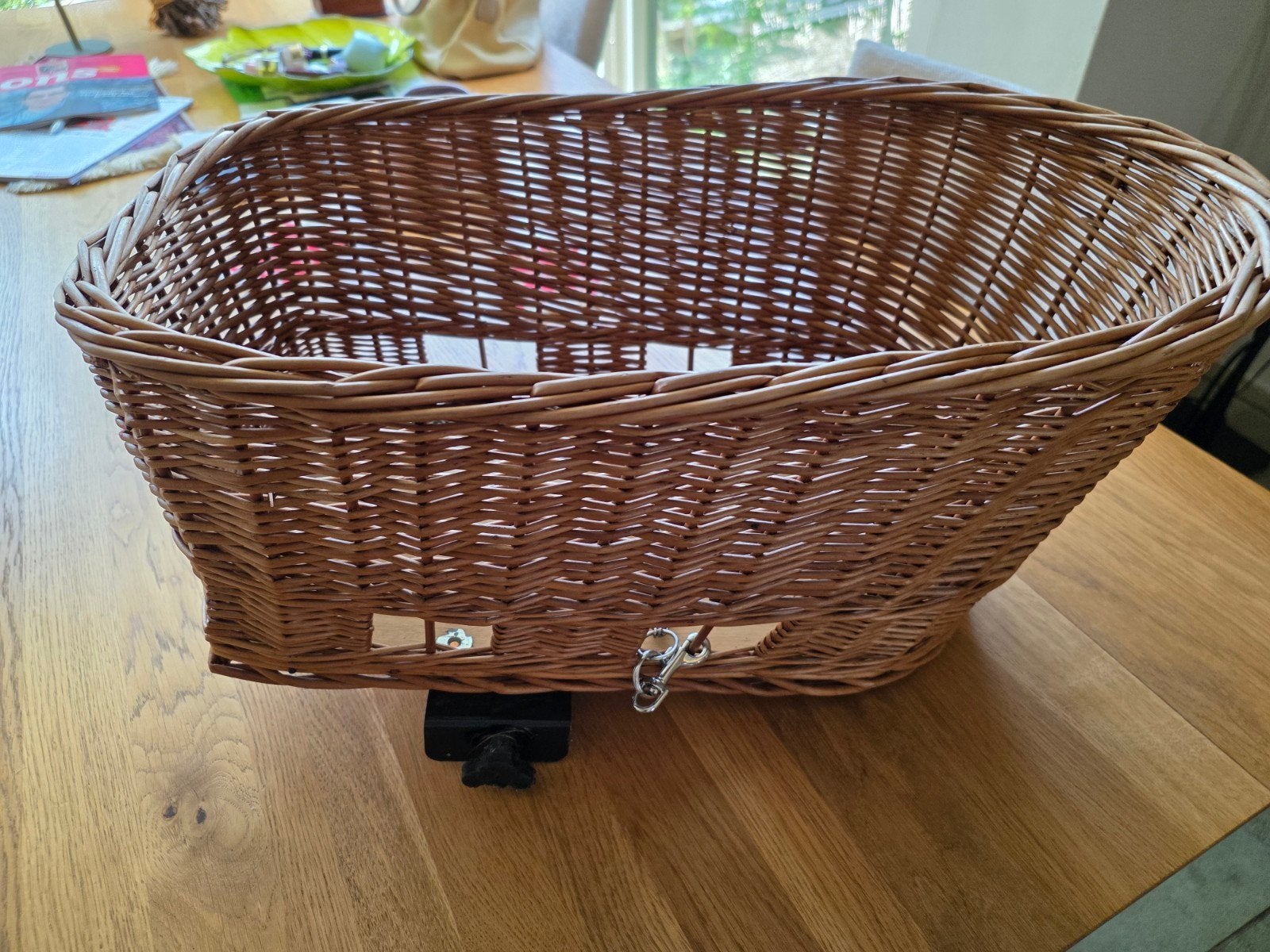 Hondenmand  voor op bagagedrager fiets. IZGS, Dieren en Toebehoren, Hondenmanden, Ophalen of Verzenden, Gebruikt, Riet