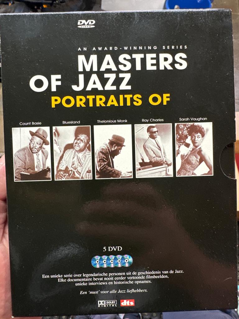 Masters of Jazz: Portraits of - 5 DVD Boxset, Alle leeftijden, Boxset, Ophalen of Verzenden, Zo goed als nieuw