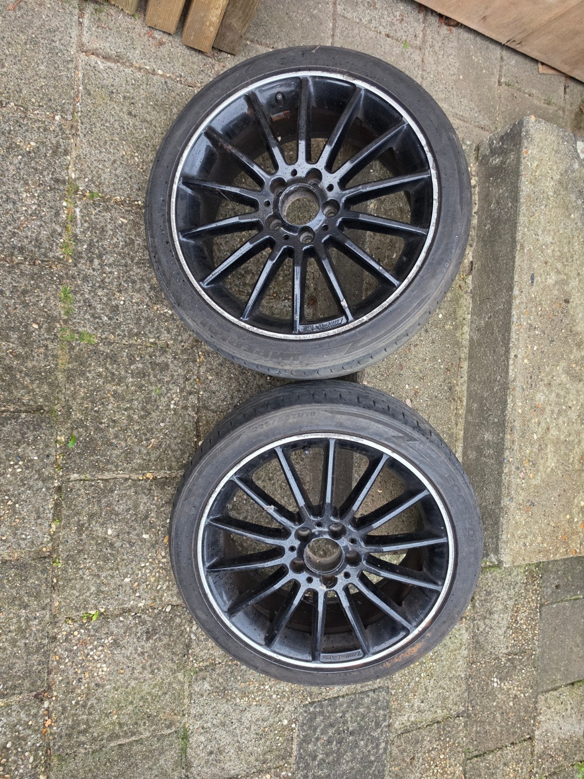 2 x  mercedes amg velg zwart 18 inch, Ophalen of Verzenden