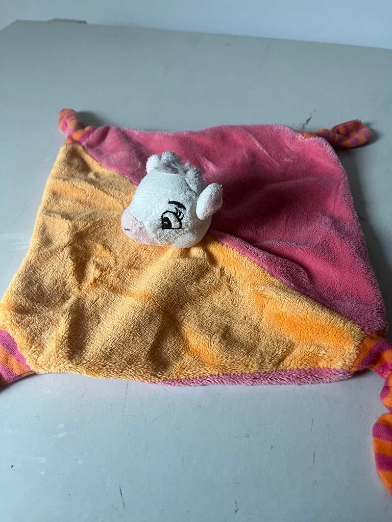 Efteling knuffeldoek geitje, Kinderen en Baby's, Speelgoed | Knuffels en Pluche, Gebruikt, Ophalen of Verzenden, Meerkleurig, Klein (minder dan 20 cm)