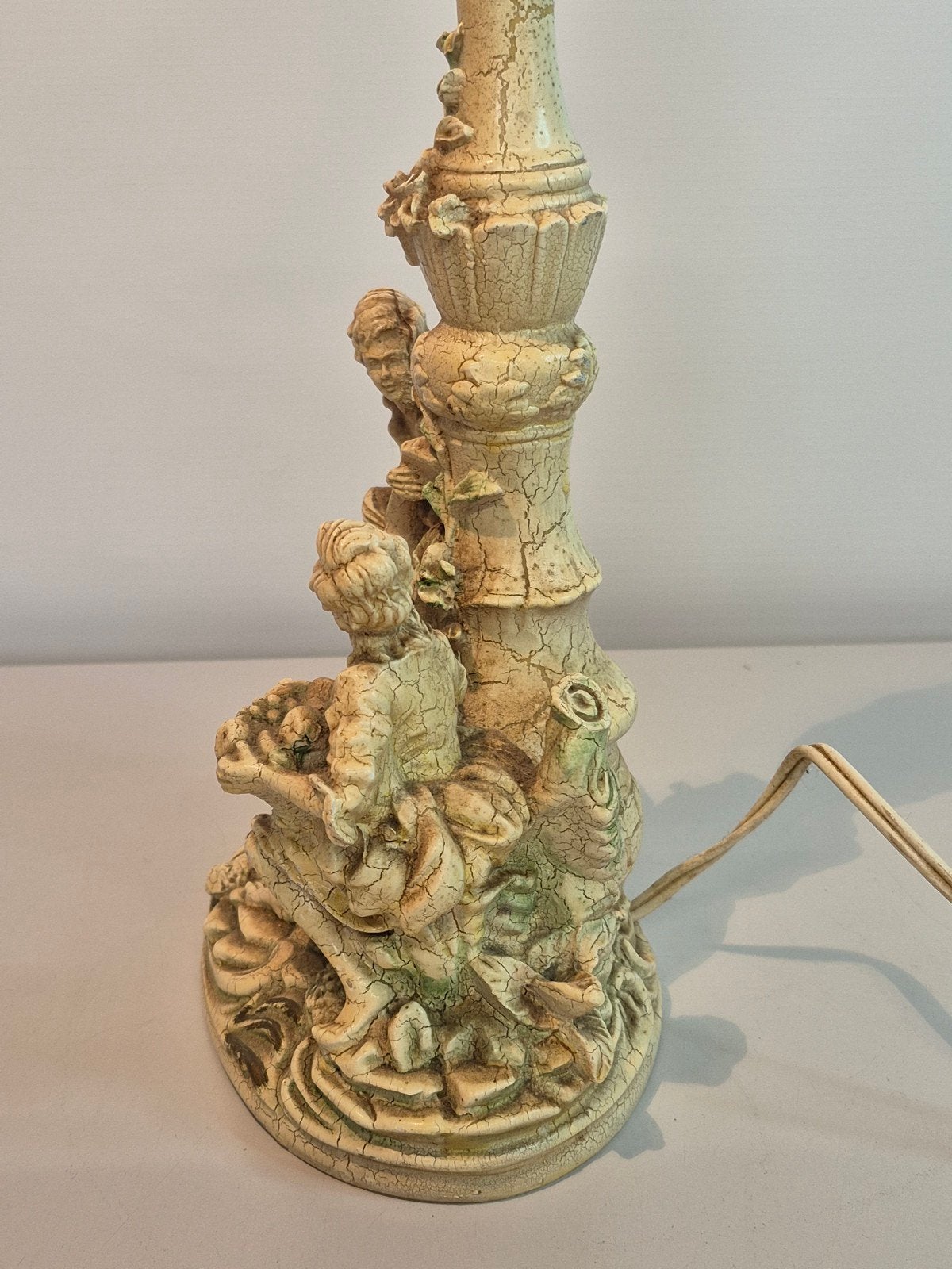 Prachtige vintage lamp met unieke details, Ophalen of Verzenden