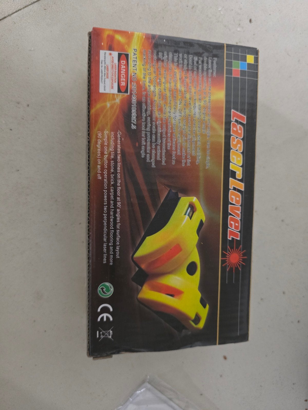 Laser Level Hoek Waterpas - Nieuw in Doos, Doe-het-zelf en Verbouw, Meetapparatuur, Ophalen of Verzenden, Nieuw, Overige meters