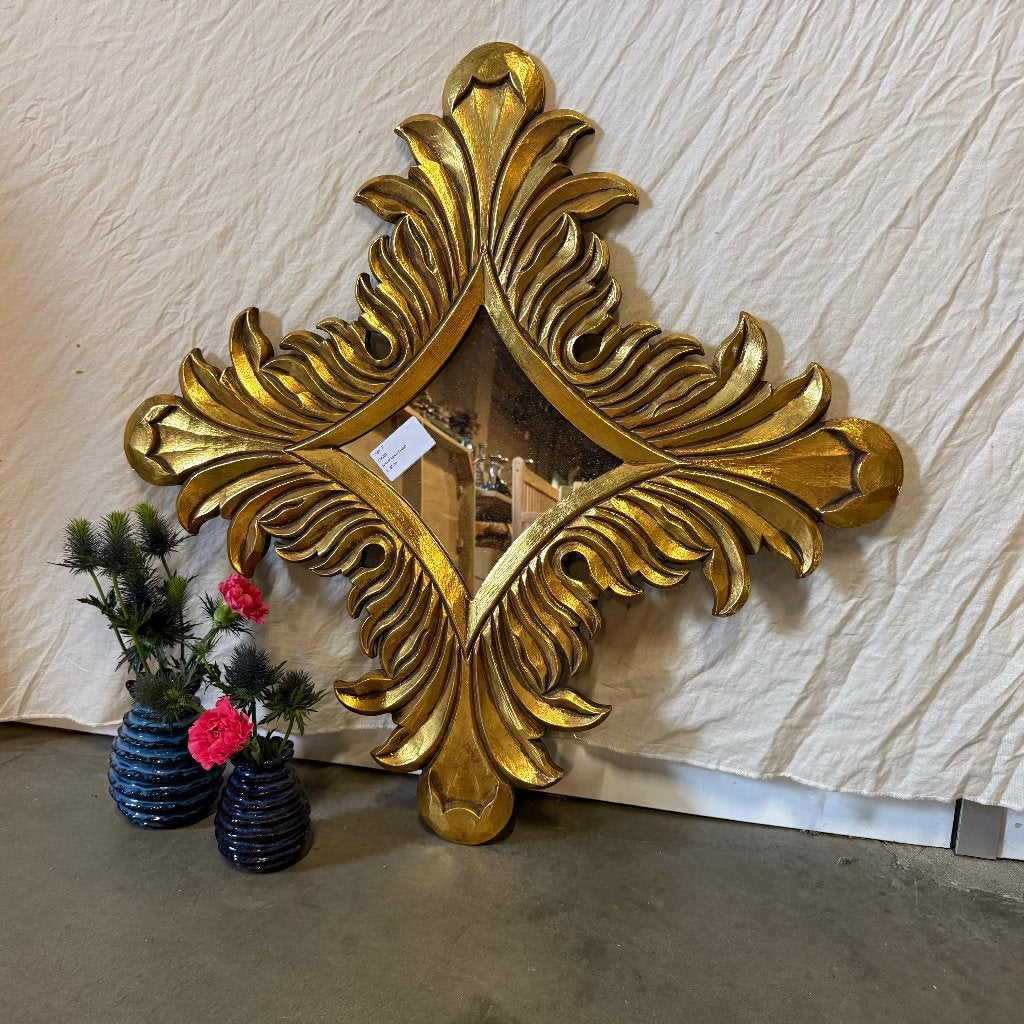 barok spiegel goud – lijst 60 x 60 cm - Gratis bezorgd, Huis en Inrichting, TTM Wonen, Meubels – (Perzische) Tapijten en Woonaccessoires