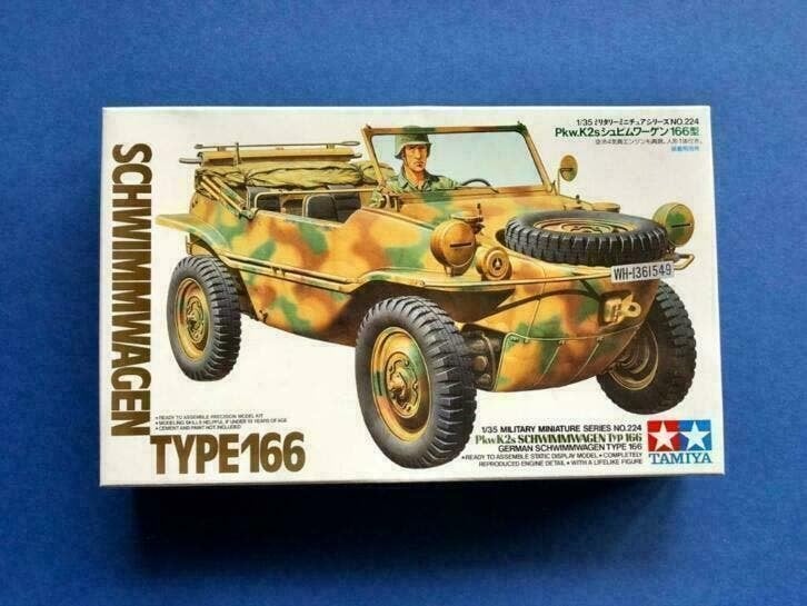 Tamiya 35224 German Schwimmwagen Type 166 1/35, Verzenden, 1:32 tot 1:50, Nieuw, Italeri