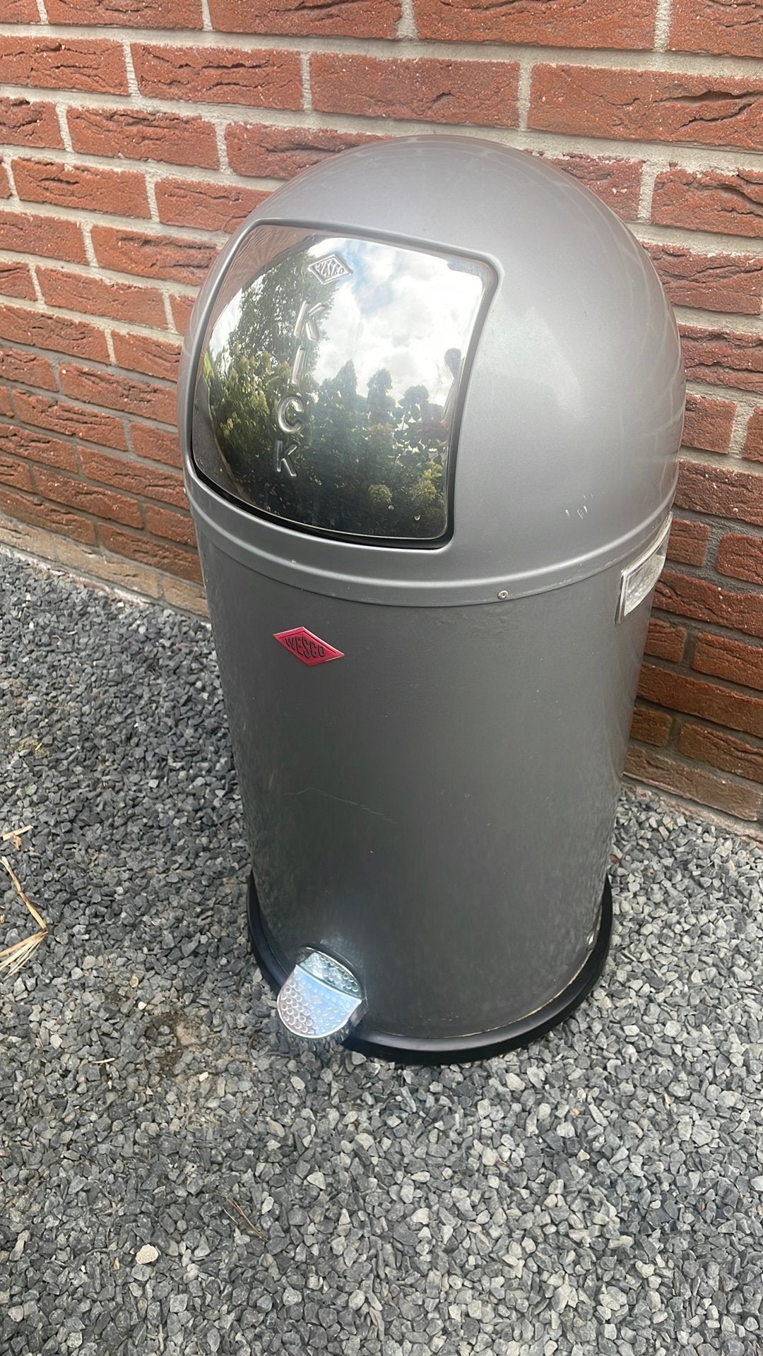 Wesco prullenbak, Ophalen, Gebruikt