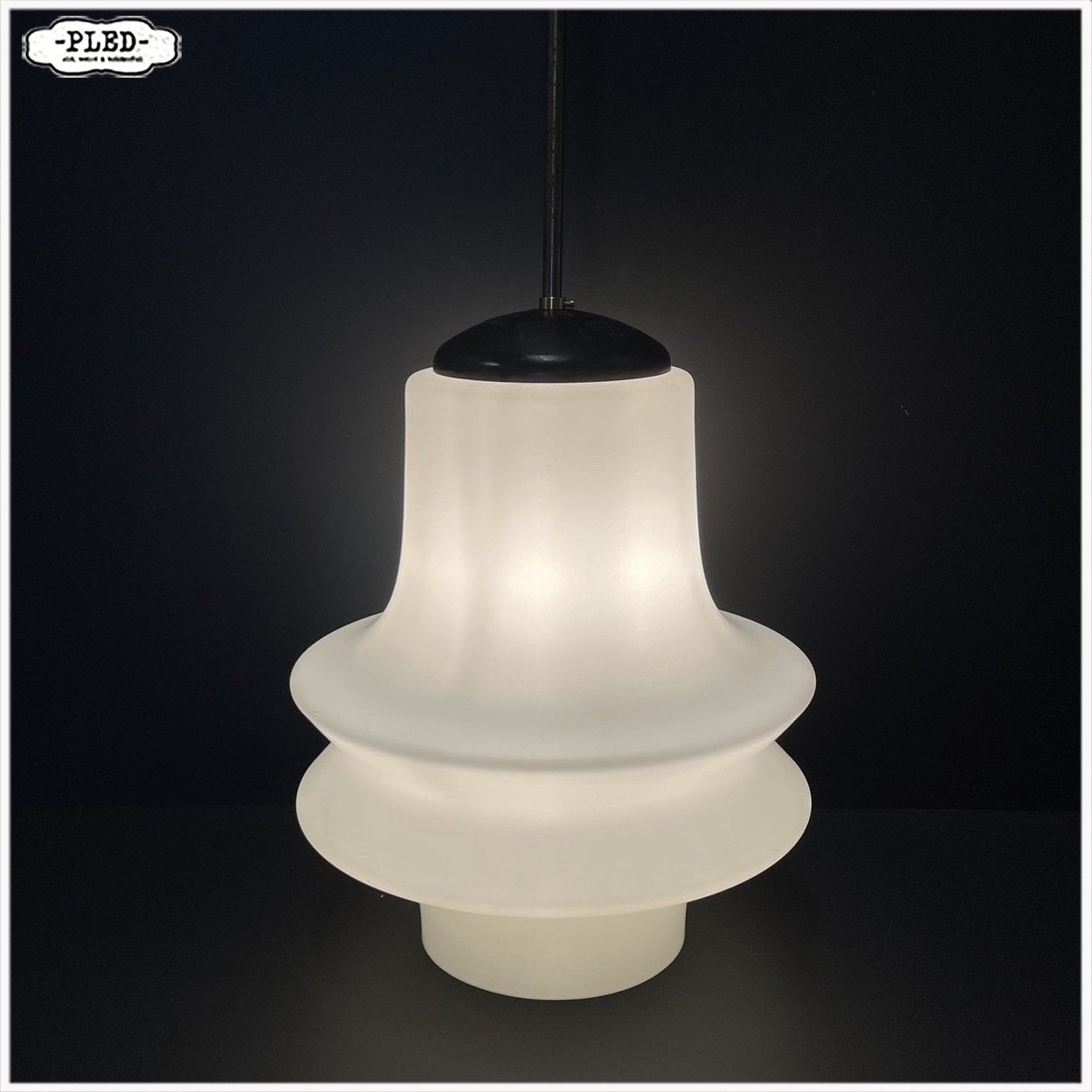 Glaze lamp Hanglamp Vontage Bohemen, Ophalen, Gebruikt, E27 (groot), Glas