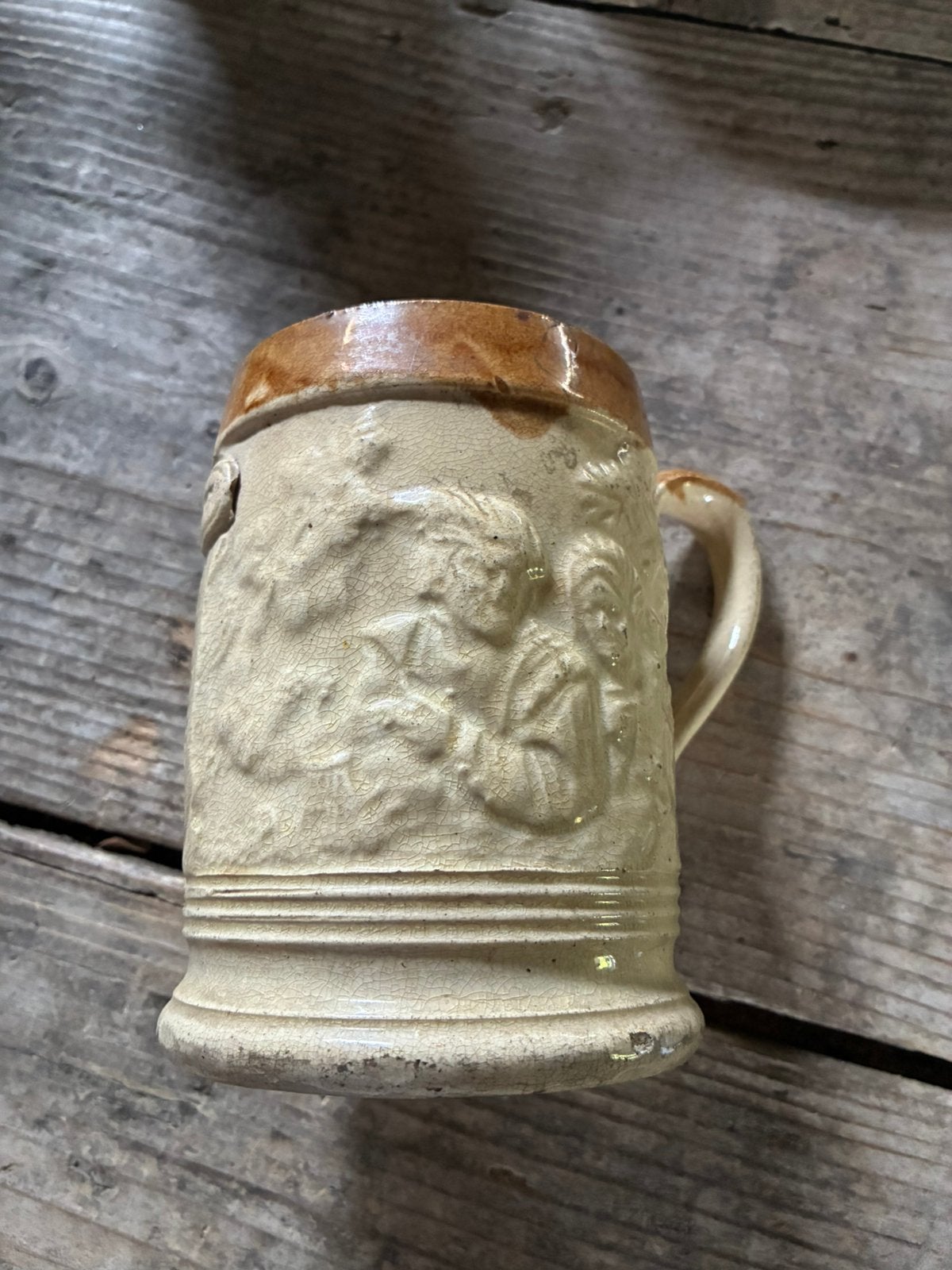 Oude bier pul, Antiek en Kunst, Ophalen of Verzenden