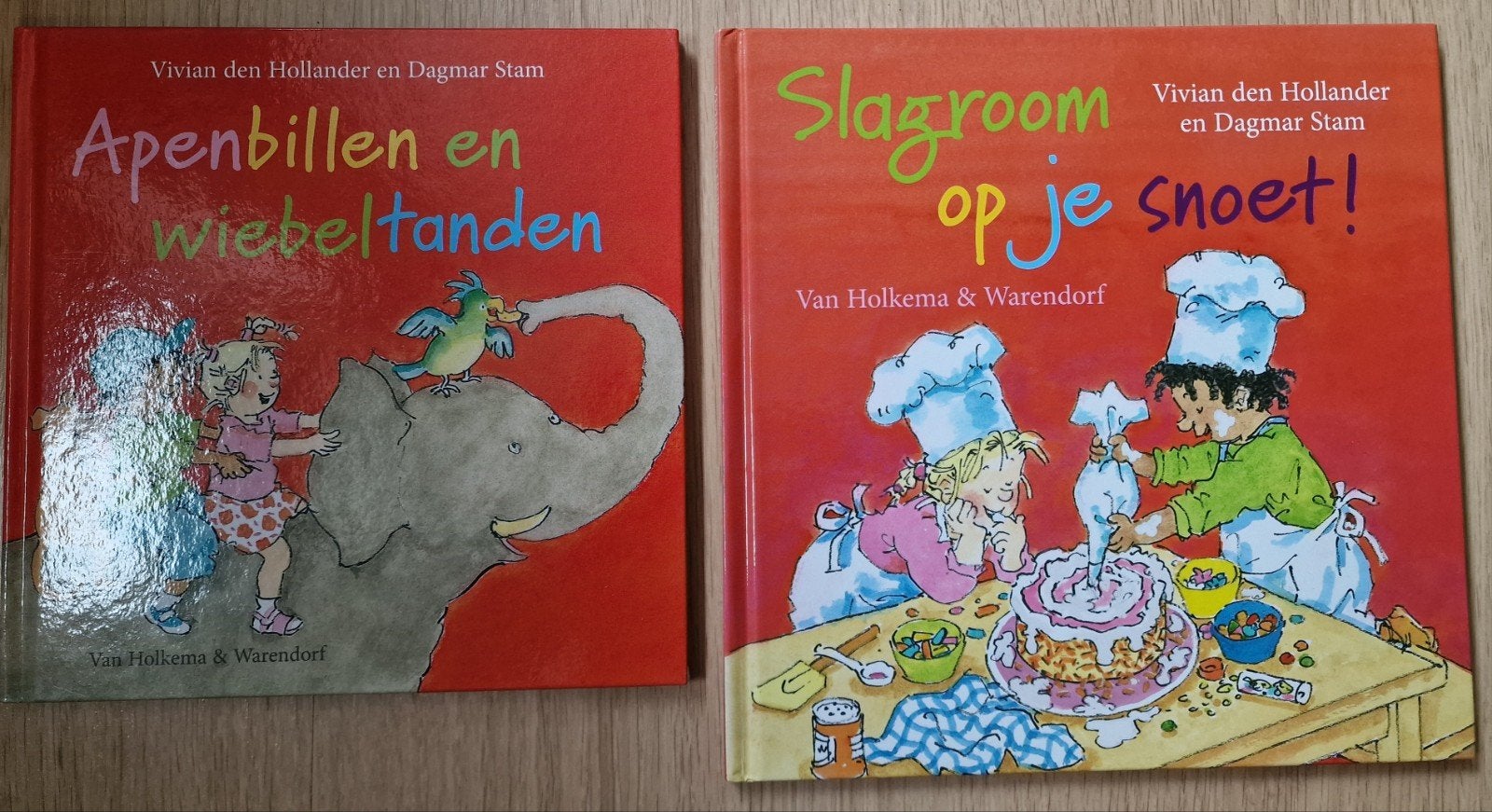 2x Vivian den Hollander & Dagmar Stam kinderboeken, Ophalen, Zo goed als nieuw