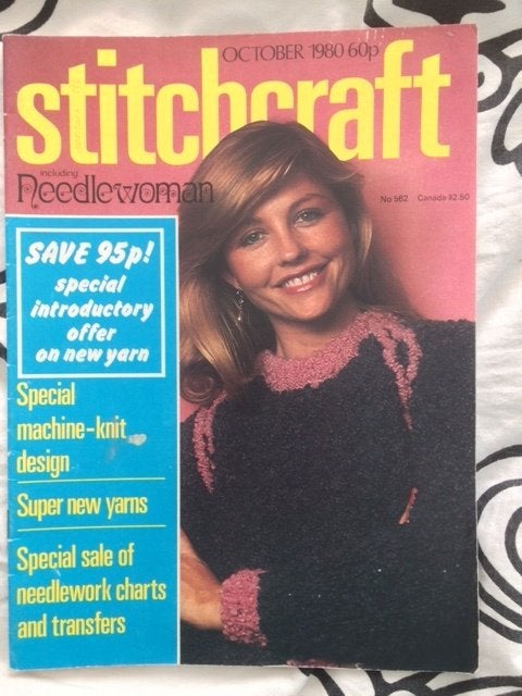 stitchcraft oktober 1980 including needlewoman, Boeken, Ophalen of Verzenden, Gelezen, Damesbladen