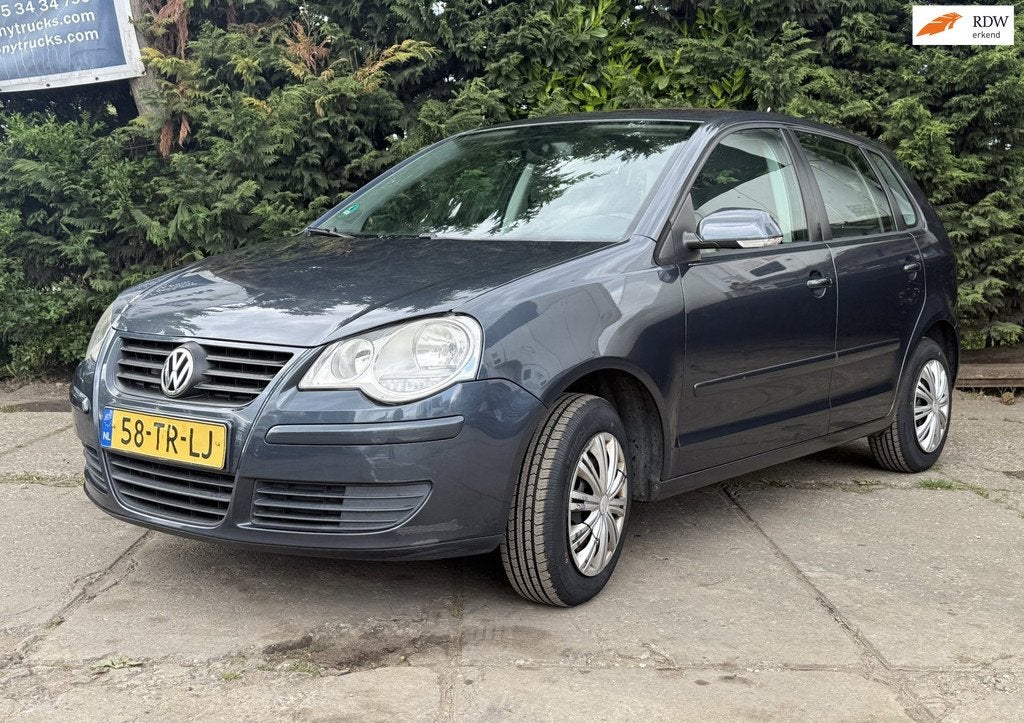Volkswagen Polo 1.6 16V 105PK 5D Optive Airco I Goed onderho, Auto's, Voorwielaandrijving, Stof, Gebruikt, 4 cilinders