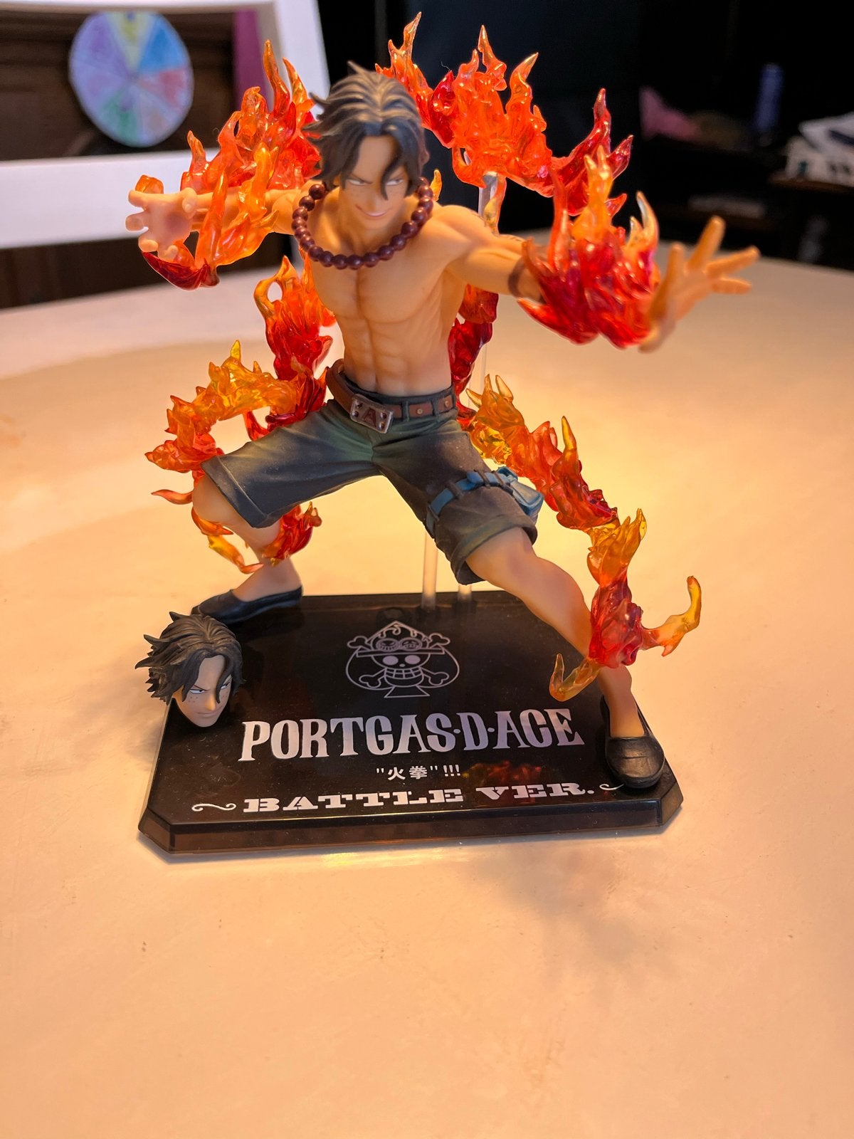 One Piece Figuarts Zero Portgas D. Ace Battle Ver., Ophalen of Verzenden, Zo goed als nieuw